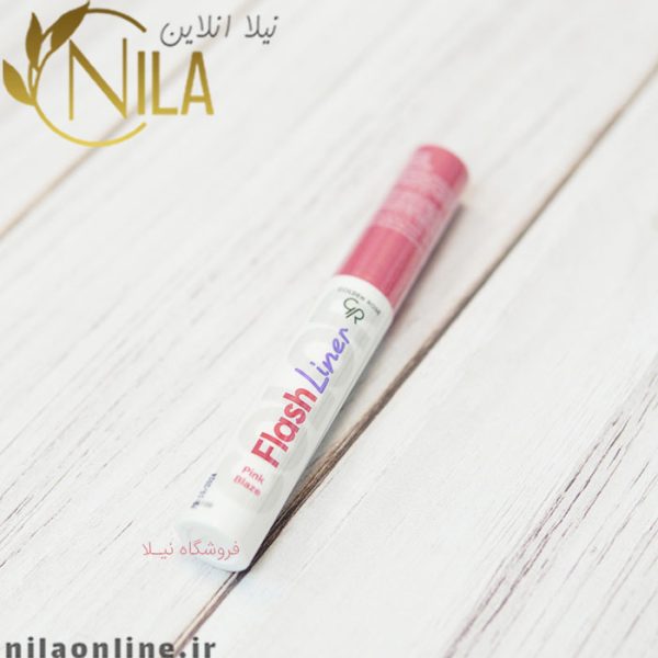 خط چشم رنگی گلدن رز رنگ صورتی