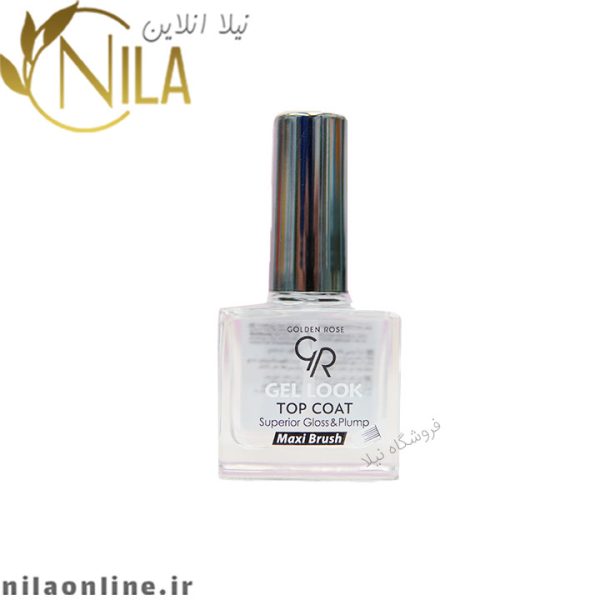 تاپ کت گلدن رز مدل gel look